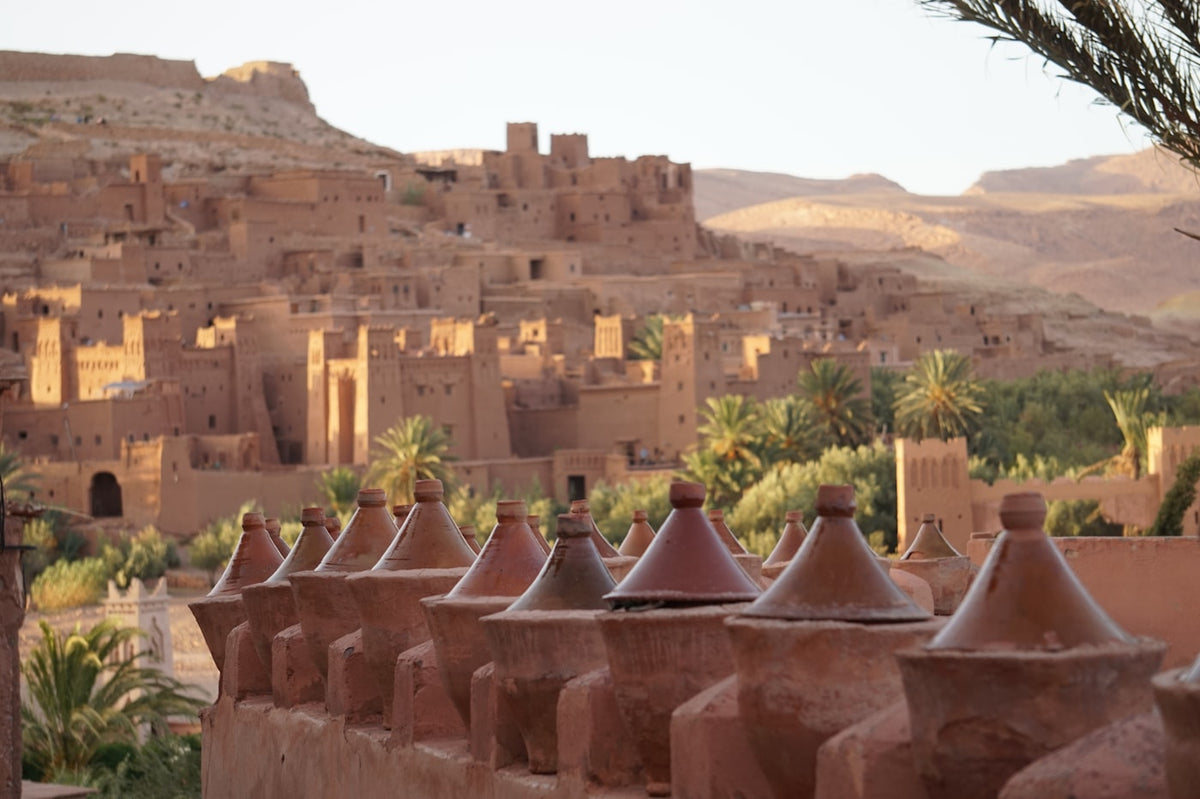 Lehmbauten einer marokkanischen Kasbah