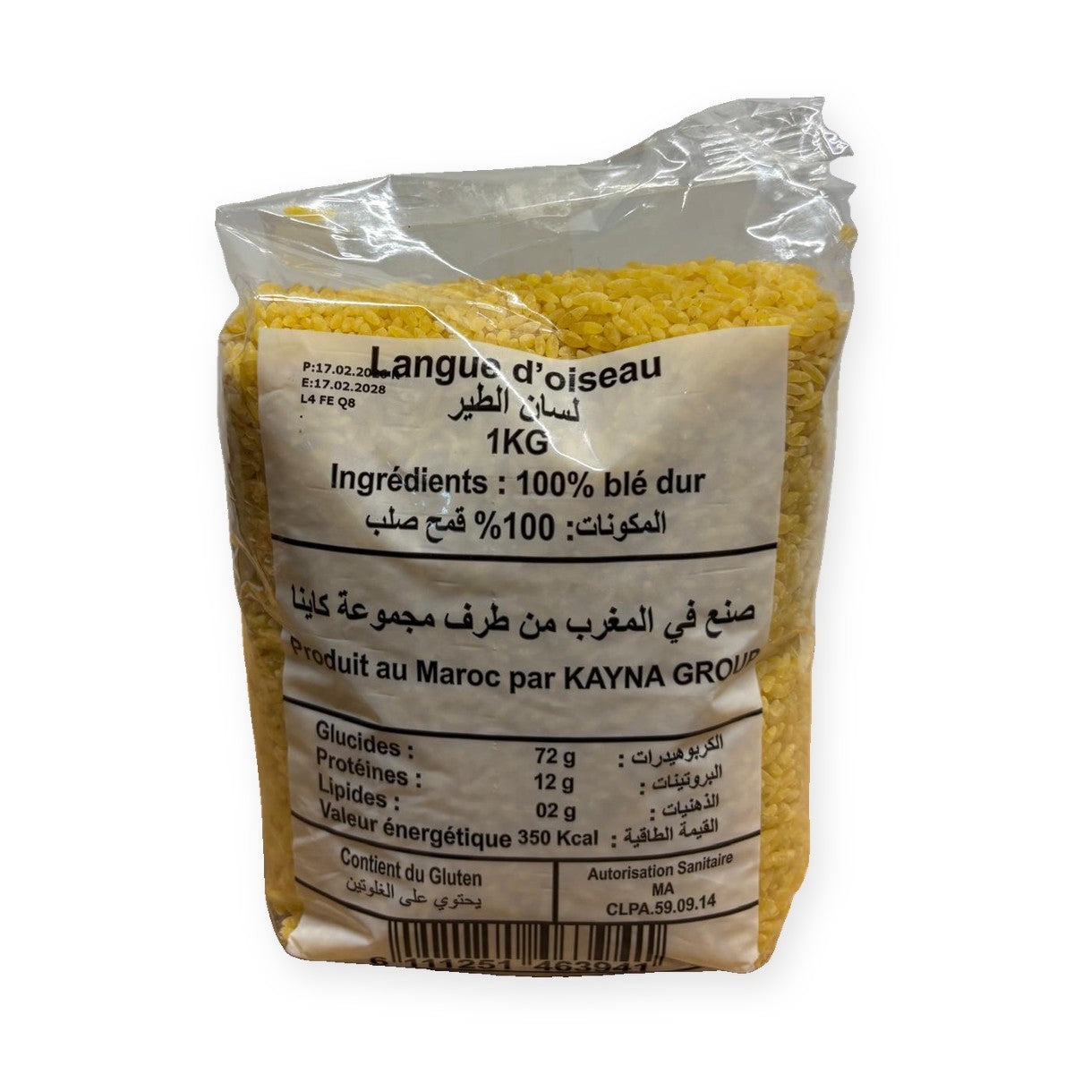 Lsan Tir (Langue d'oiseau) Pasta 1 kg