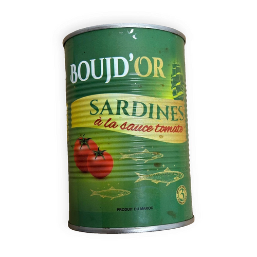 Medina Market Boujdour Sardinen in Tomatensauce in einer grossen 425g Dose aus Marokko