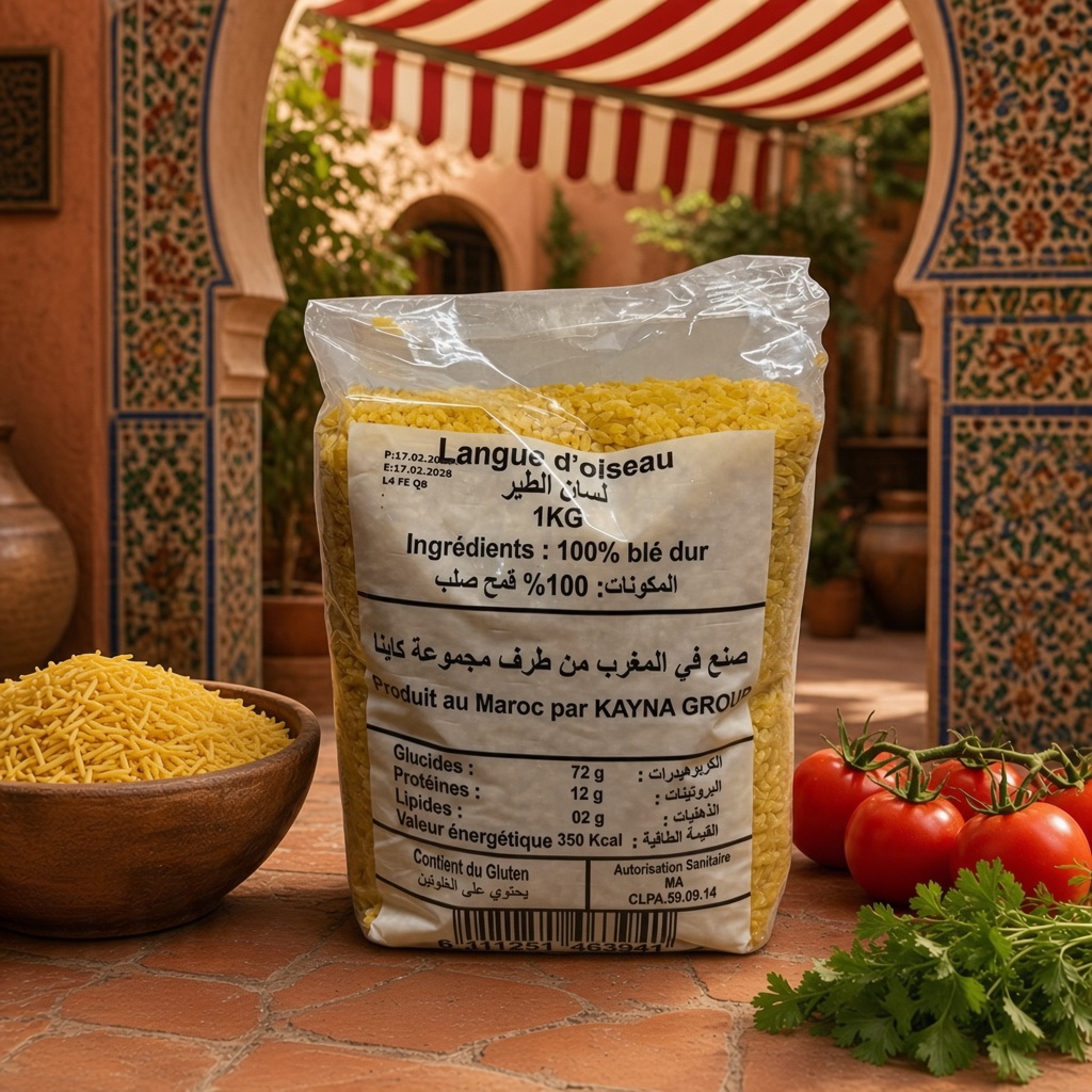 Lsan Tir (Langue d'oiseau) Pasta 1 kg