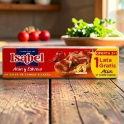 Medina Market Isabel Thunfisch in scharfer Tomatensauce mit Aktionsangebot 3 plus 1 Dose gratis