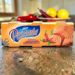 Medina Market Pescada Thunfisch in scharfer Sauce, eine Packung mit würzigem Fischfilet für den schnellen Genuss.