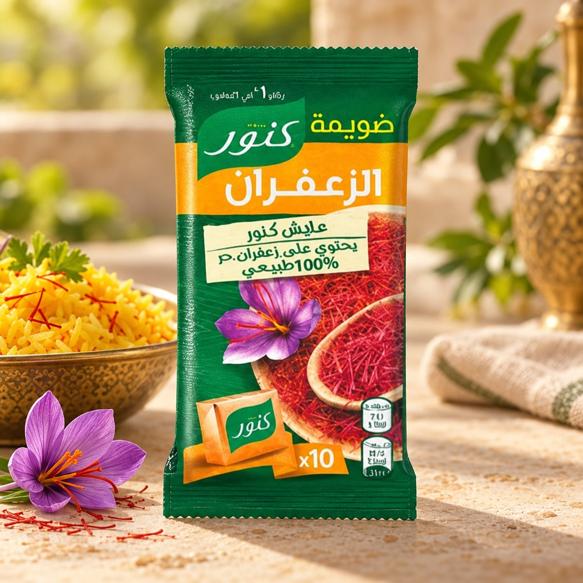 Safran-Brühwürfel x10 Würfel 40 g - KNORR
