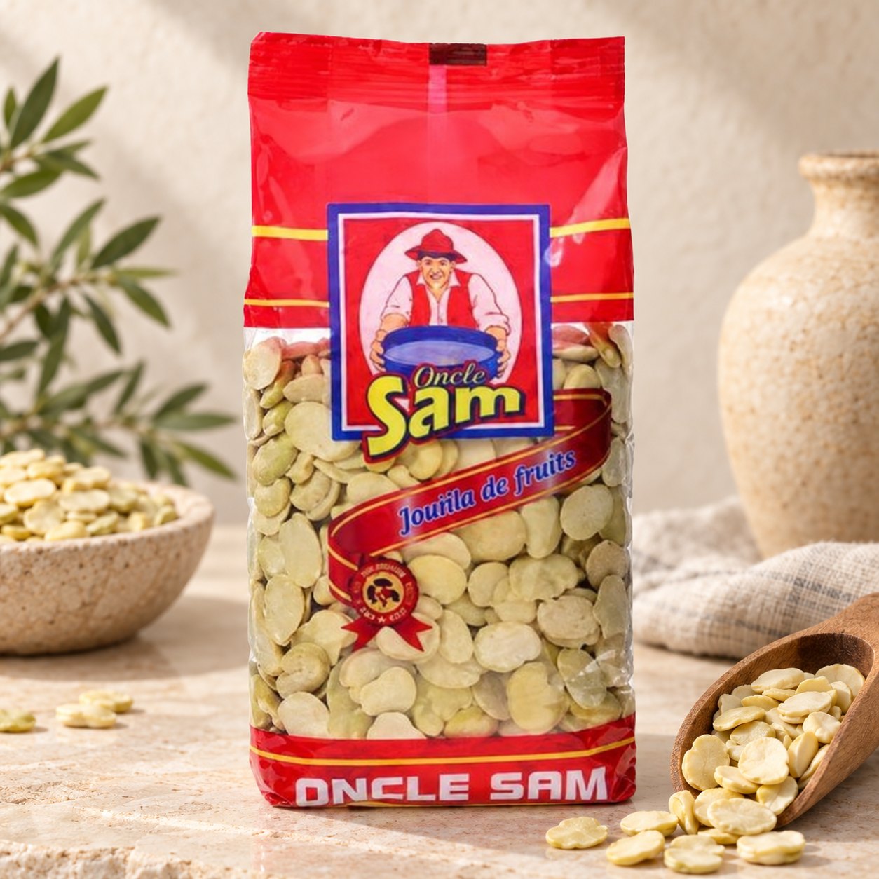 Gespaltene Saubohnen 500 g - ONCLE SAM